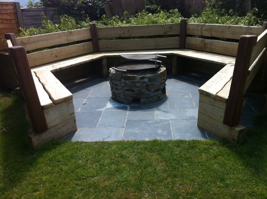 Кострище в частном доме