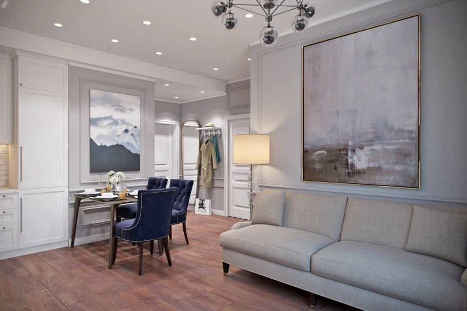 Однокомнатная квартира в стиле Неоклассика