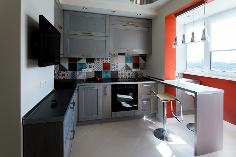 Барн стойка в стиле Прованс