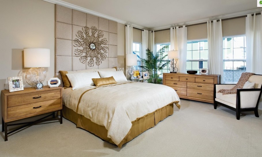 Интерьер спальни в индийском стиле