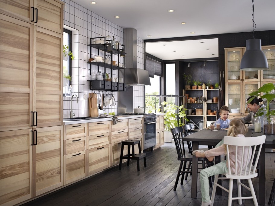 Кухня Хитарп икеа в интерьере