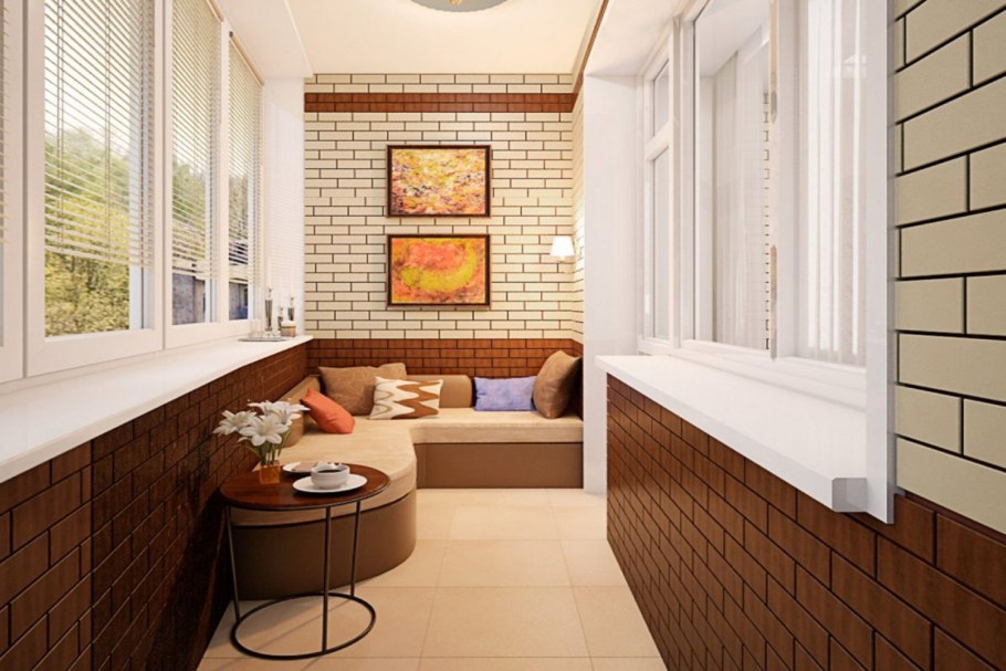 Обшивка балкона