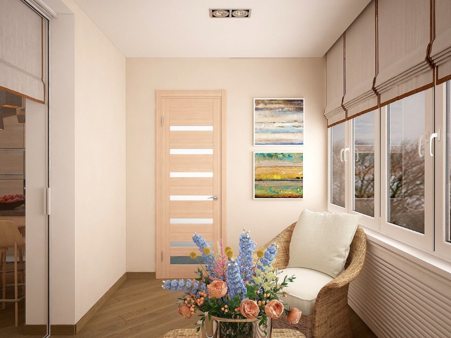 Дизайн лоджии