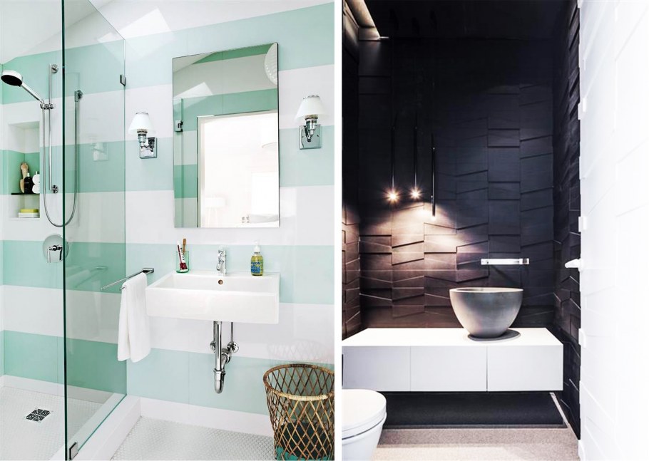 Ванная комната два цвета