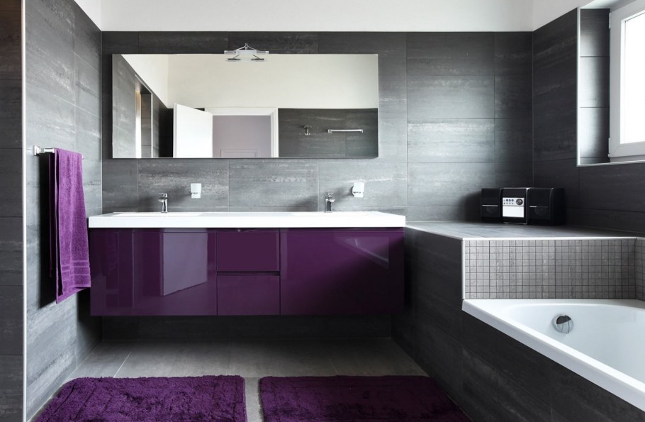 Стильная современная ванная комната