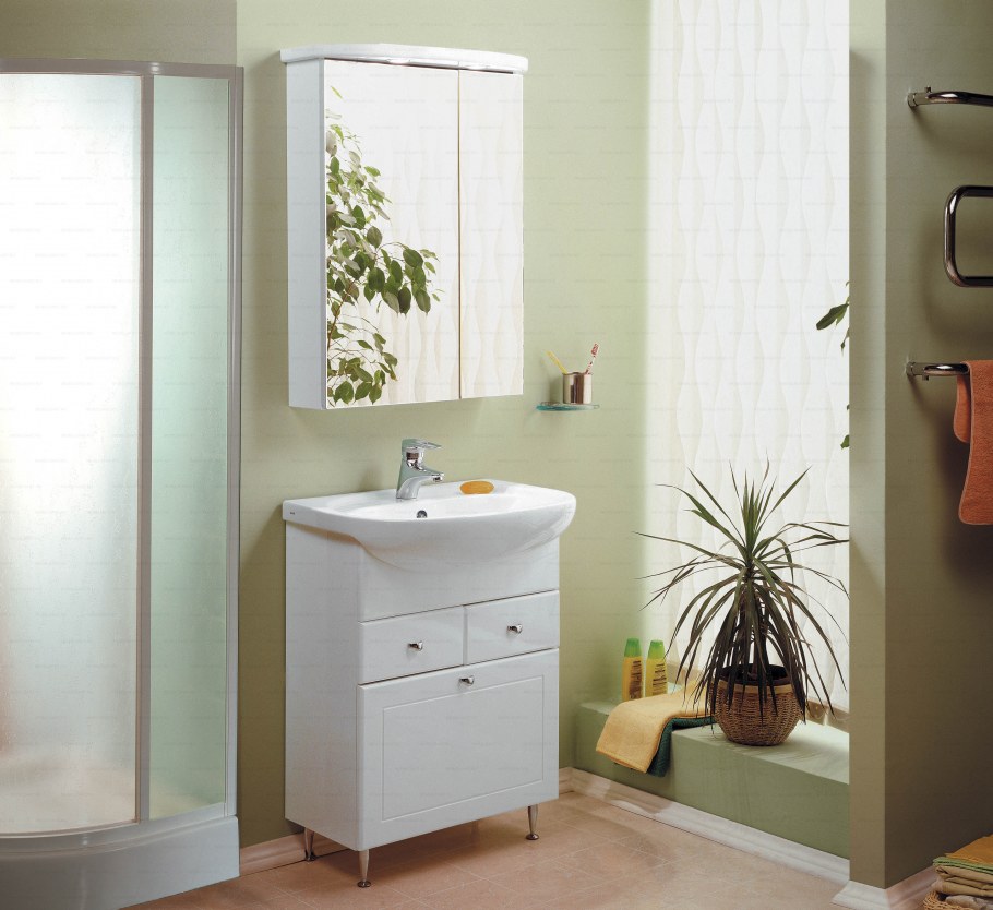 1a002102no010 шкаф-зеркало норма 65 бел.гл.