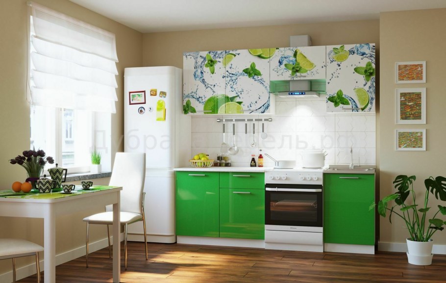Кухонный гарнитур София лайм