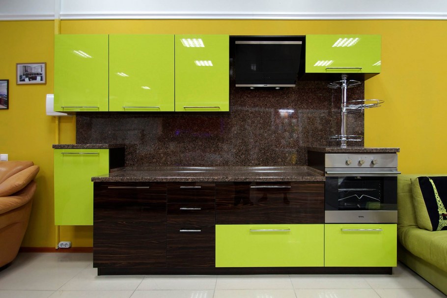 Кухня София 2.1 лайм верх