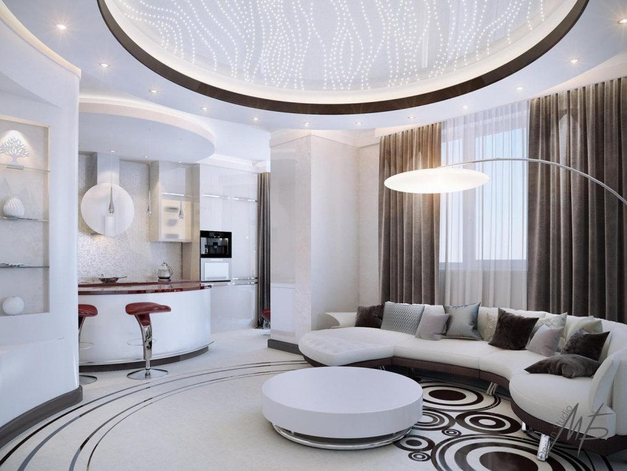 Полукруглая гостиная