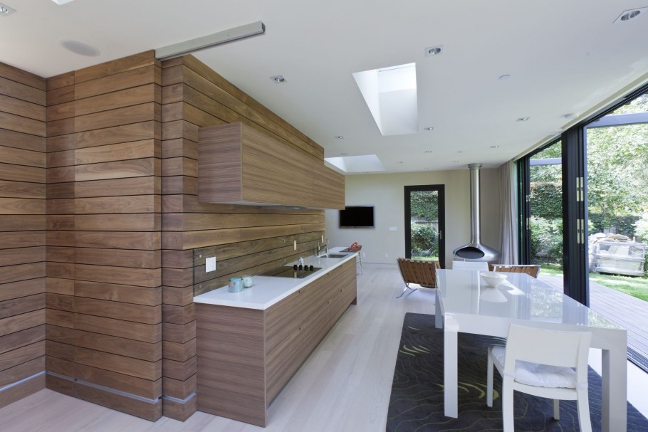 Отделка планкен лиственница интерьер