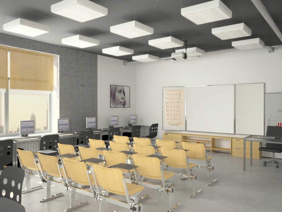 Интерьер современных учебных аудиторий