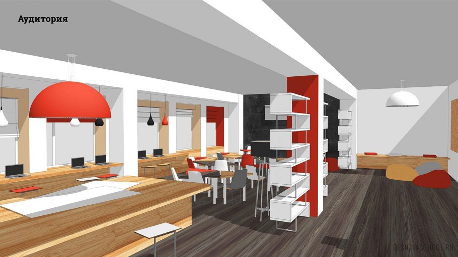 Стильные аудитории для рисования