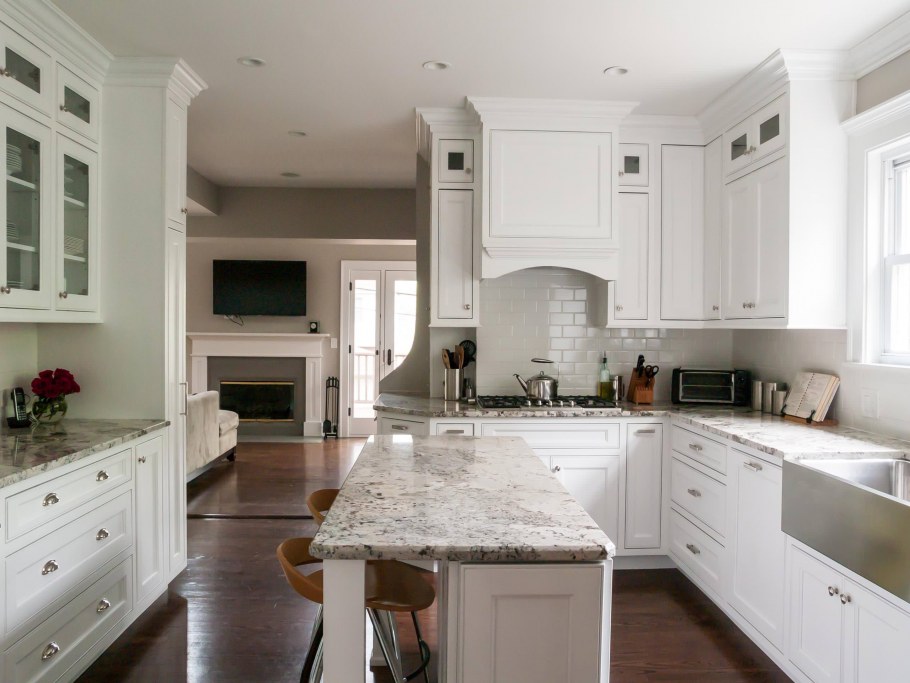 Белая кухня классика Минимализм