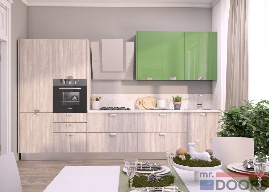 Кухня сочетание цветов фасадов