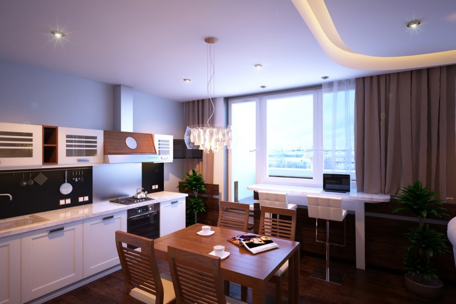 Кухня обычная в квартире