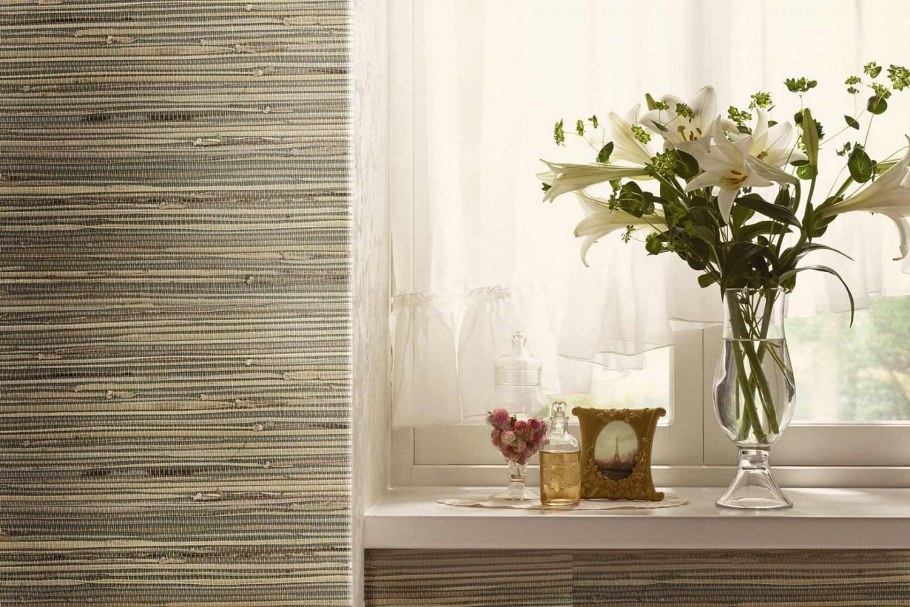 Бамбуковое полотно для стен в интерьере