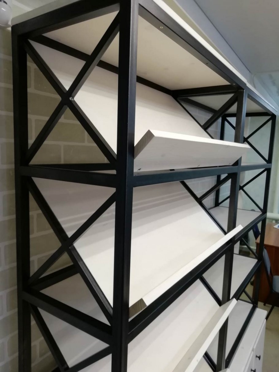 Стеллаж лофт металл 1800х990х275