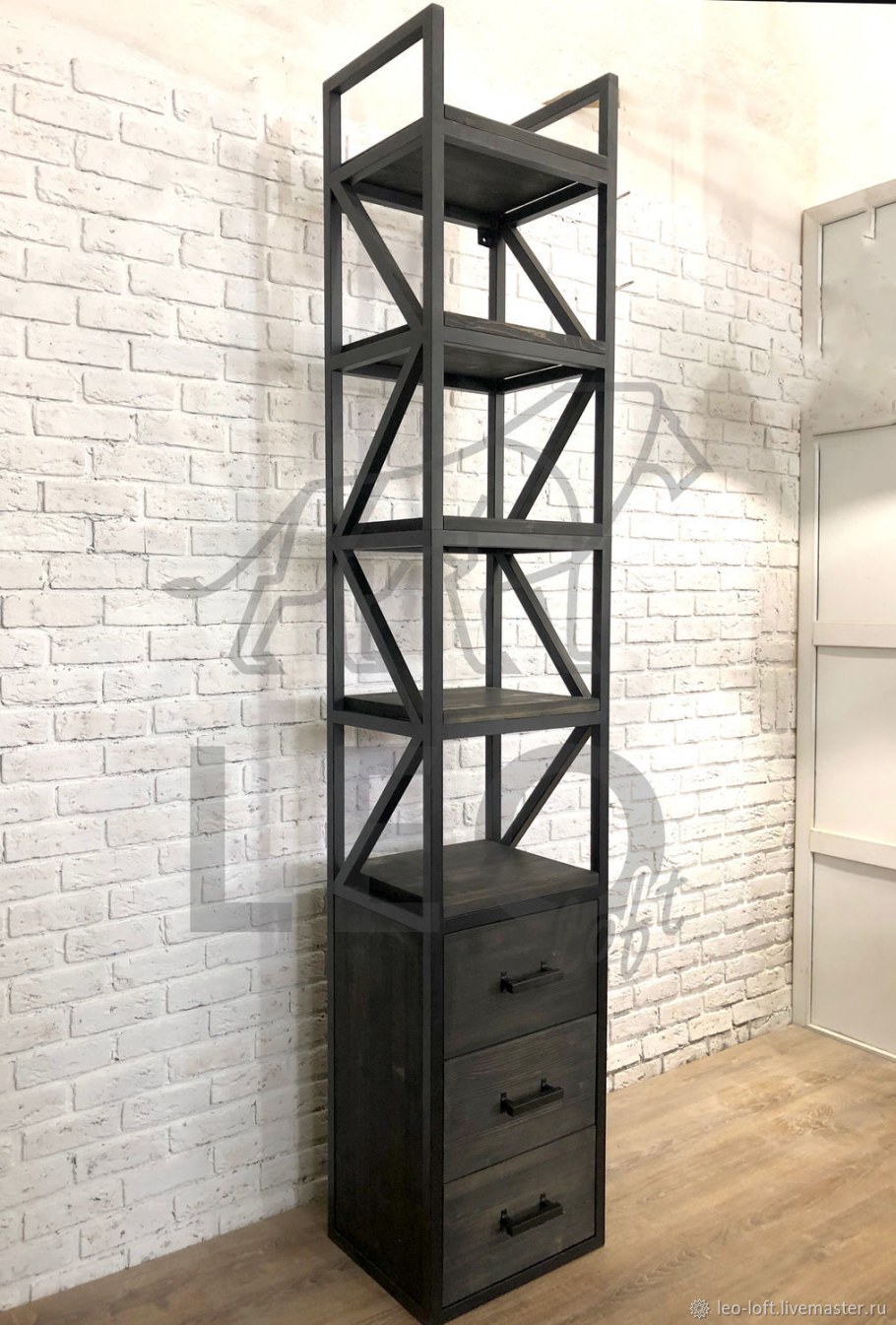 Стеллаж санрес-14 в стиле лофт