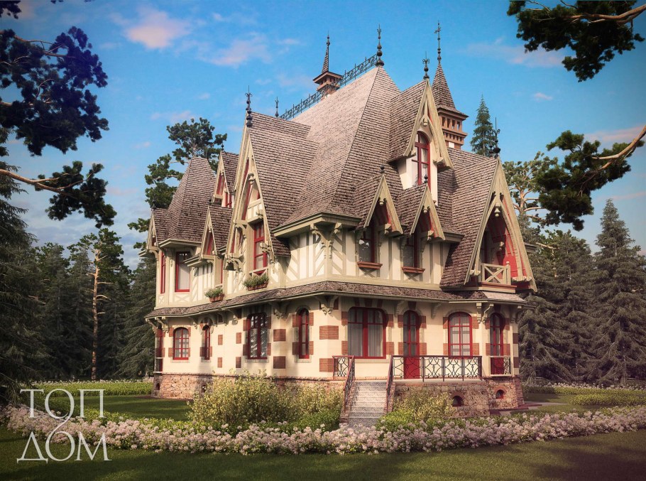 Особняк в неоготическом стиле