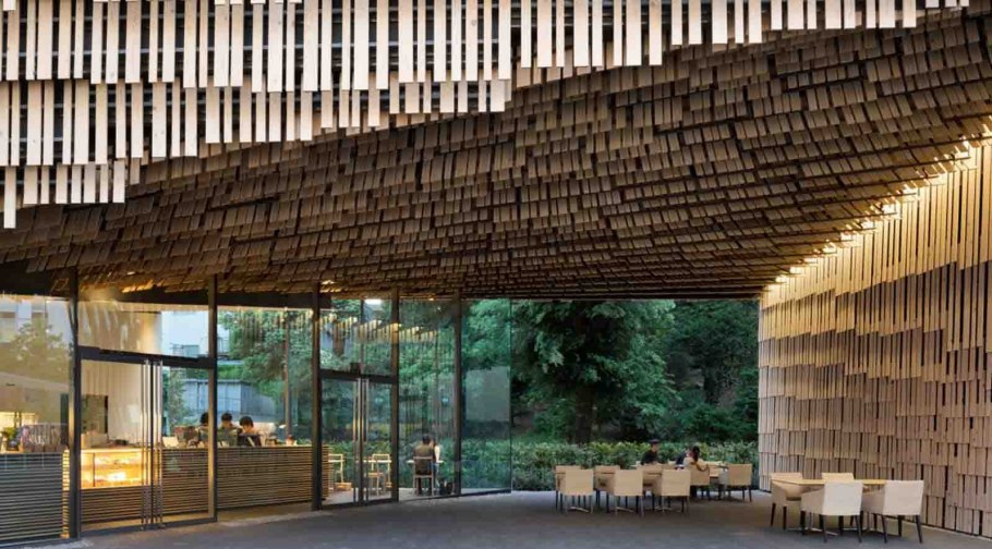 Японского архитектора Кэнго кума