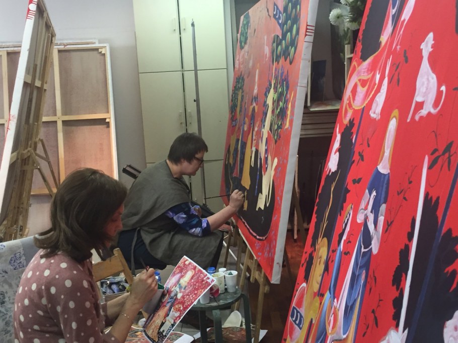 Современное искусство в интерьере