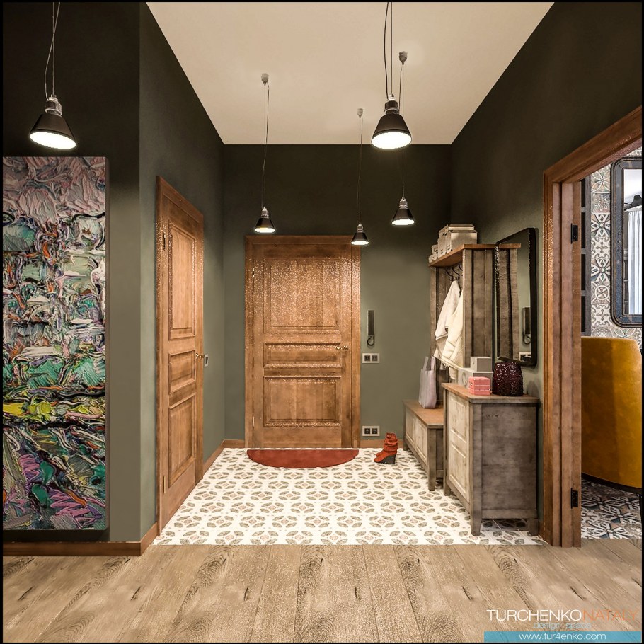 Светлая просторная прихожая