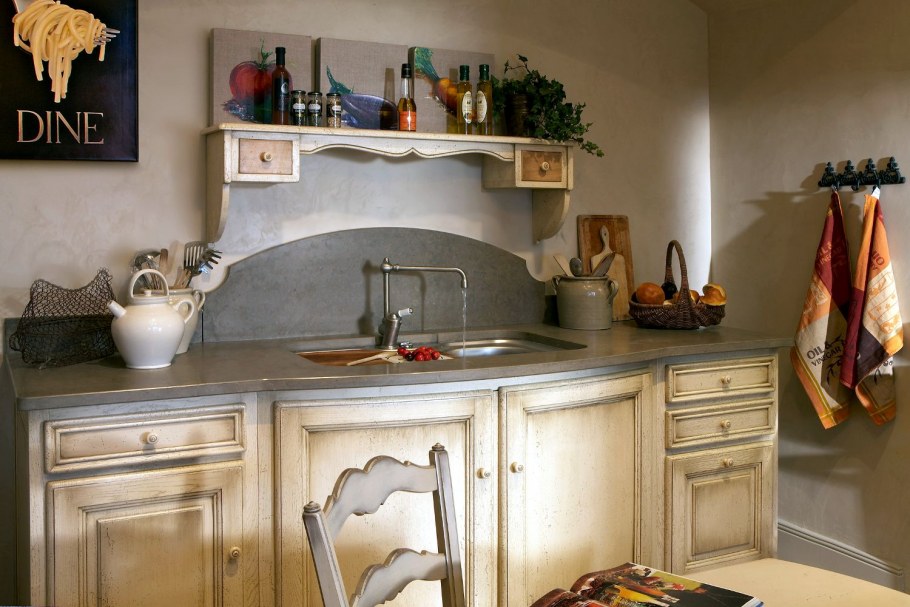 Раковина на кухню в стиле Прованс