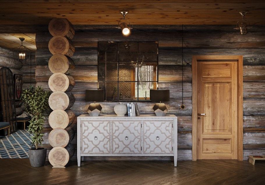 Потолок рустик стиль Иван Бережник