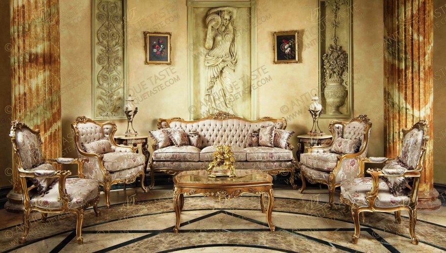 Рококо интерьер диваны