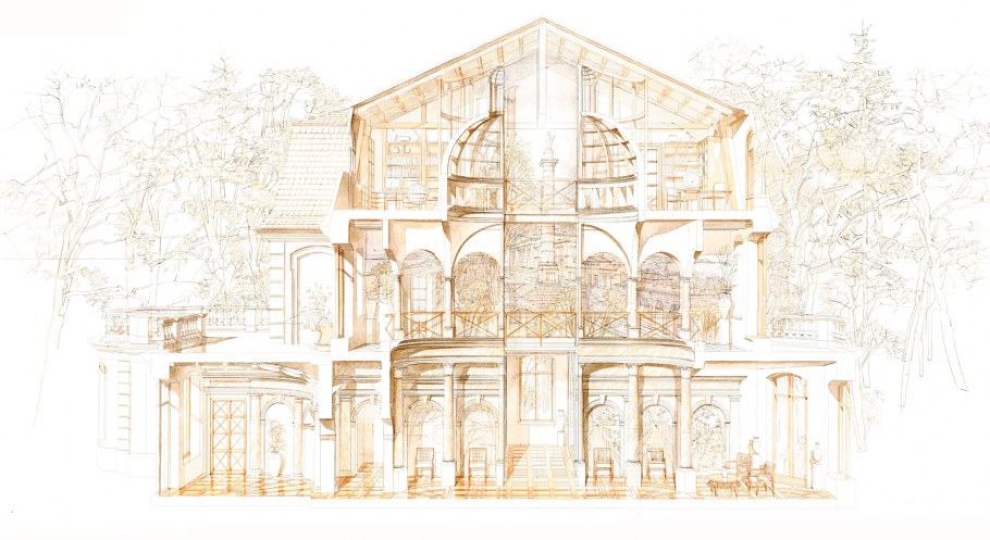 Проект дома Баден планировка 107 кв м