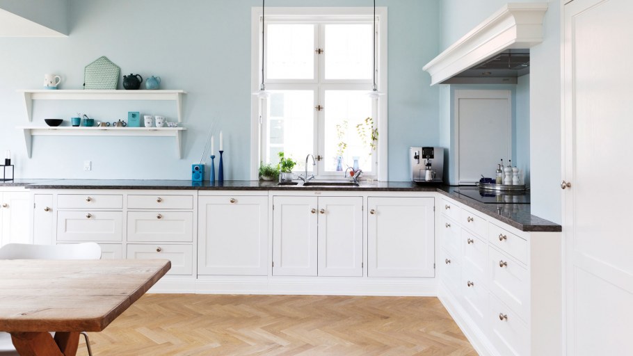 Кухня Аквамарин МДФ эмаль