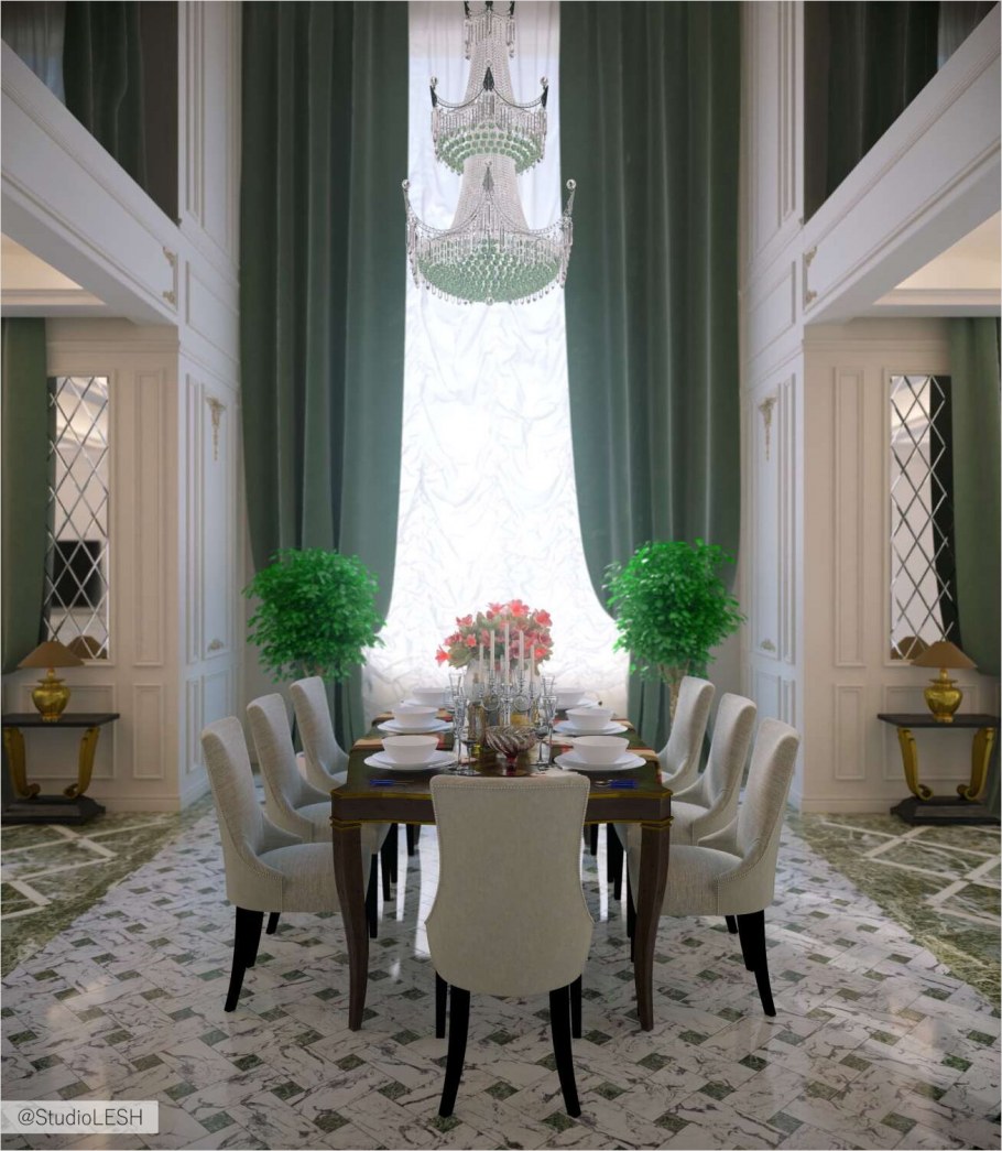 Красивые кухни столовые