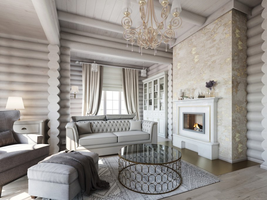 Шикарная кухня в классическом стиле