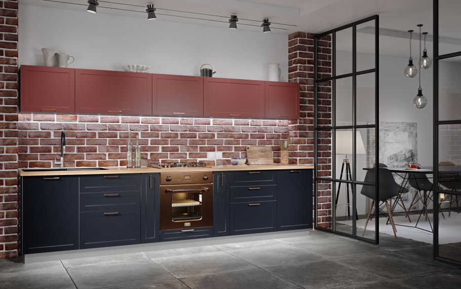 Кухня Техно-1 дуб сонома