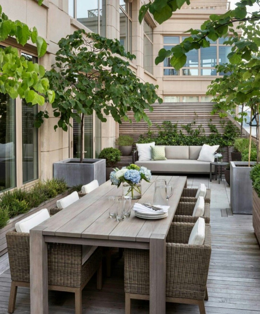 Озеленение патио