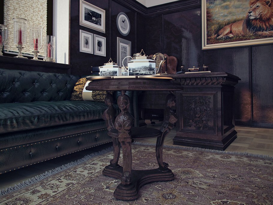 Кабинет в стиле Ампир