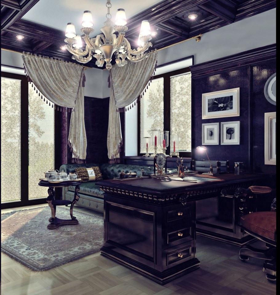 Кабинет в стиле Ампир 19 века
