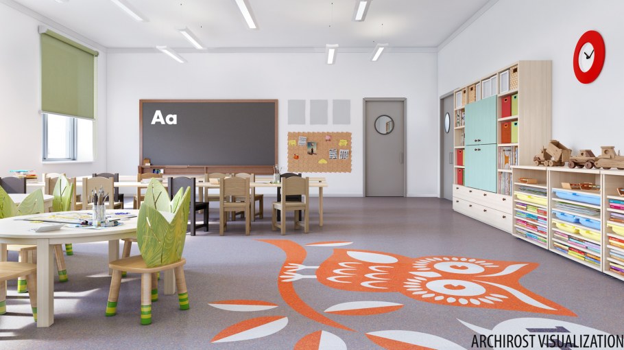 Современный класс в начальной школе