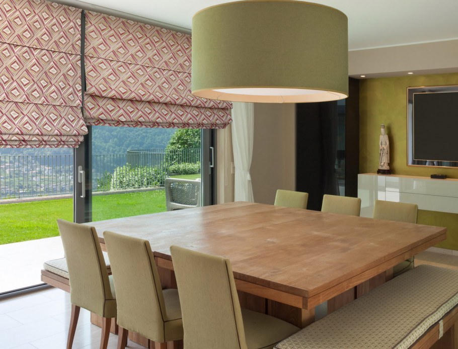 Римские шторы из льна