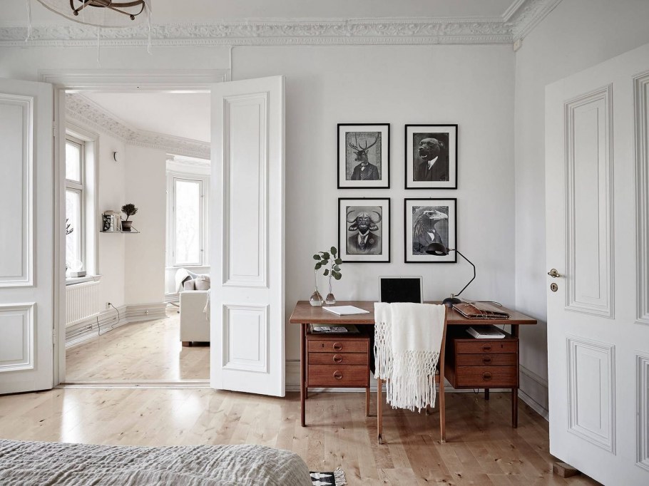 Наличники в скандинавском интерьере