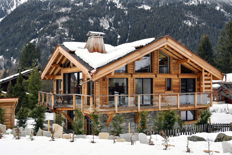 Шале во французских Альпах