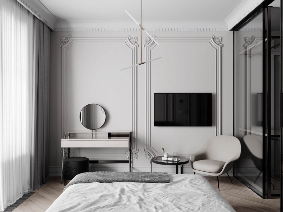 Спальня Неоклассика Минимализм