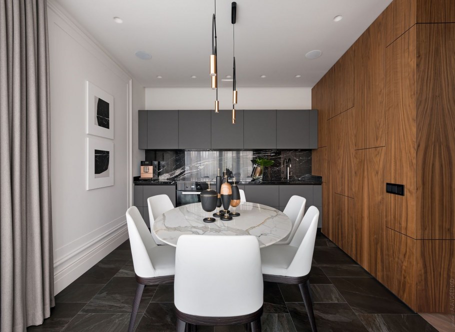 Минимализм с элементами классики в интерьере