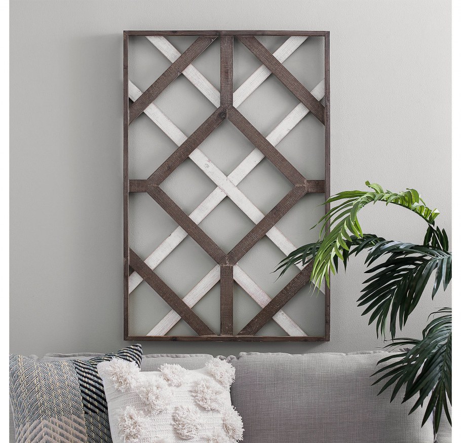 Декор стен из деревянных планок