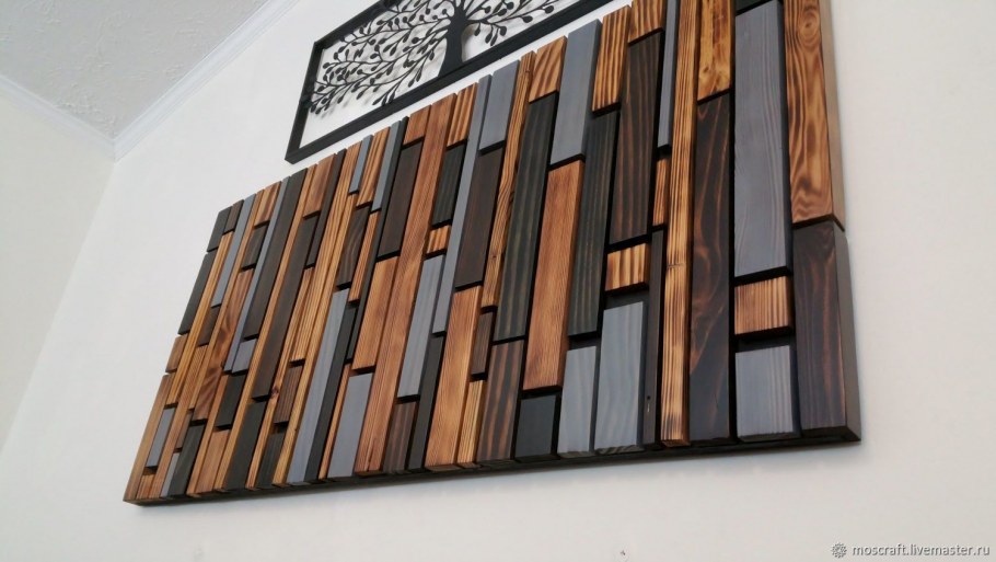 Декоративное деревянное панно