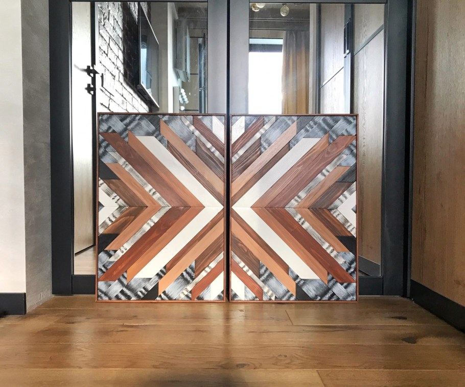 Декор из дерева на стену в спальню