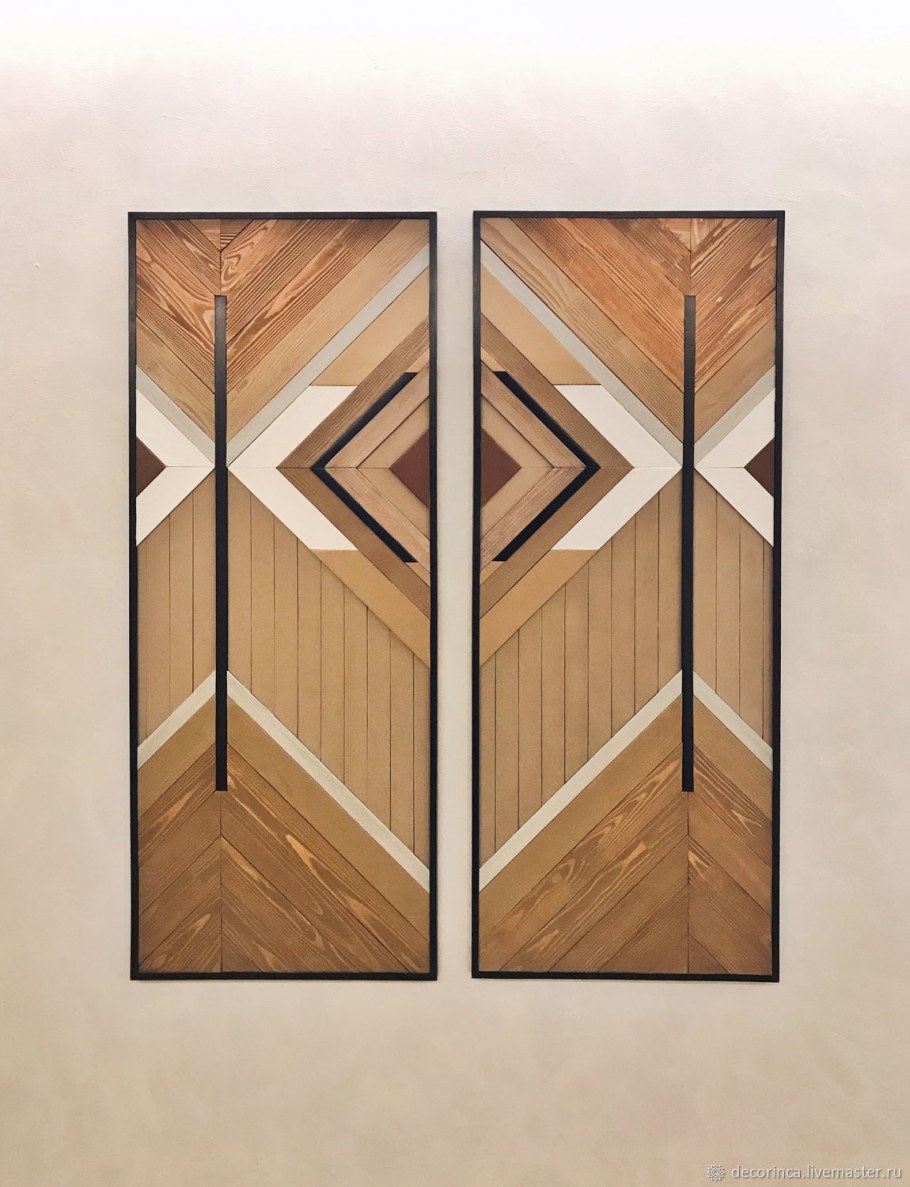 Деревянный декор на стену