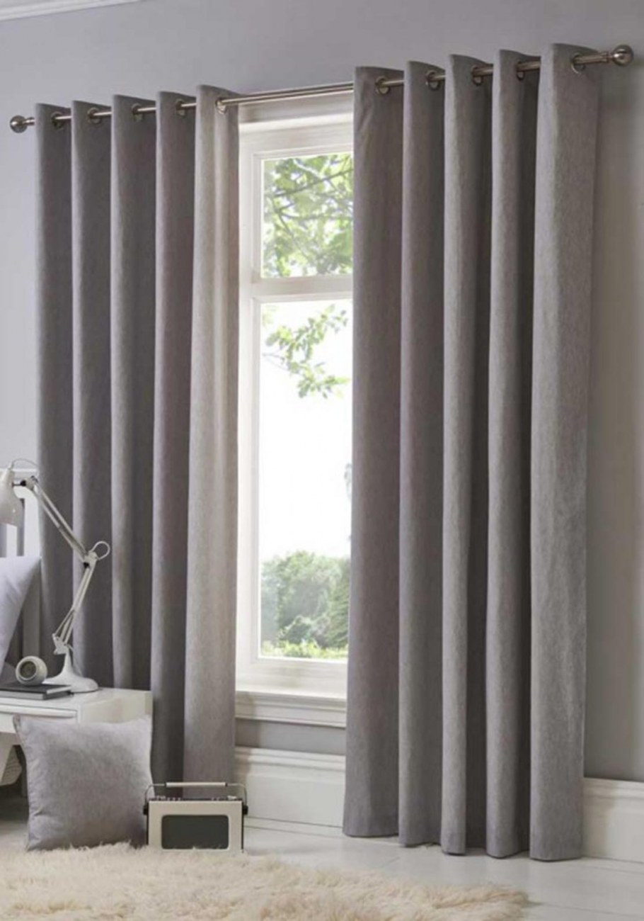 Шторы на кольцах в интерьере