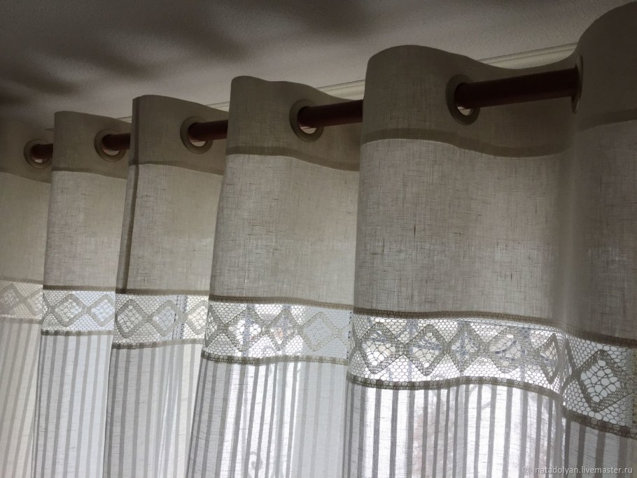 Тюль на люверсах