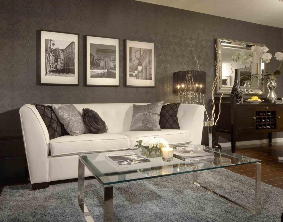 Серебристая мебель в интерьере